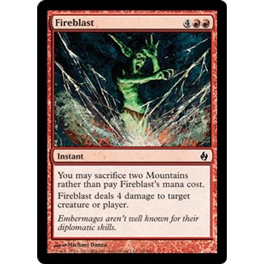 Fireblast (Foil) - Premium Deck Series: Fire & Lightning (inglés)