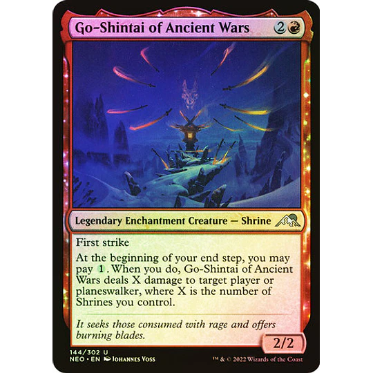 Go-Shintai of Ancient Wars - Kamigawa: Neon Dynasty Foil (inglés)