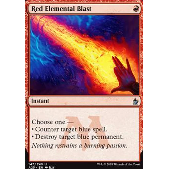 Red Elemental Blast - Masters 25 (inglés)