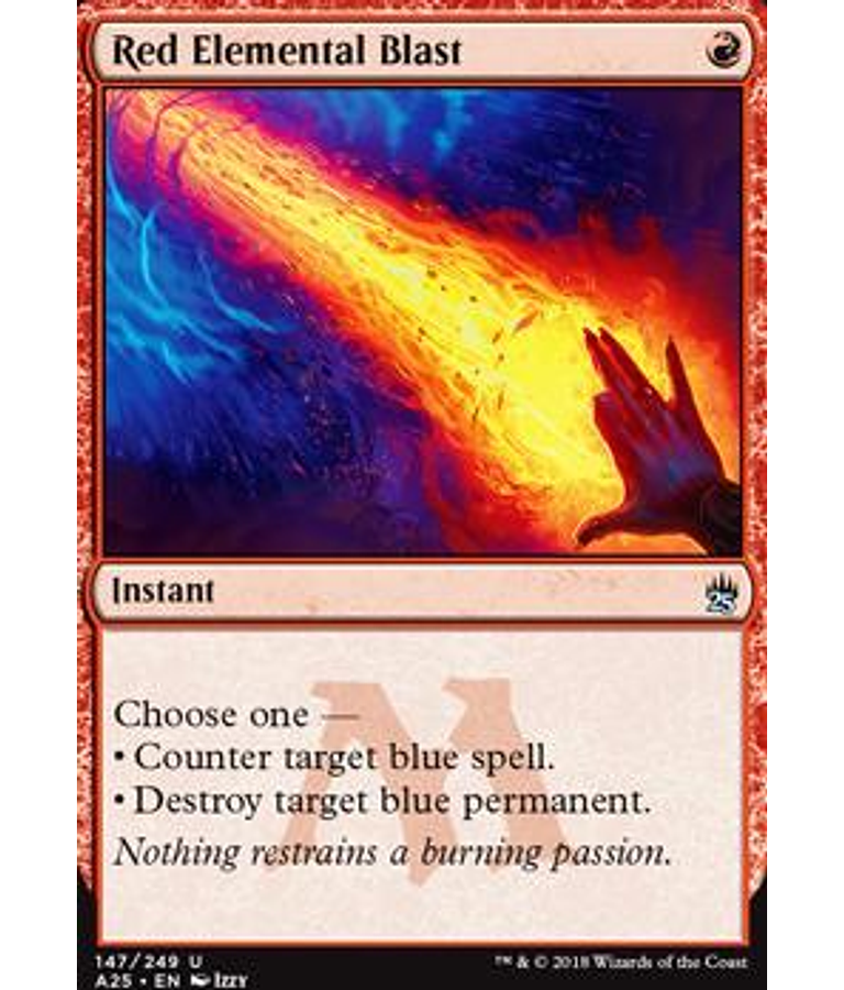 Red Elemental Blast - Masters 25 (inglés)