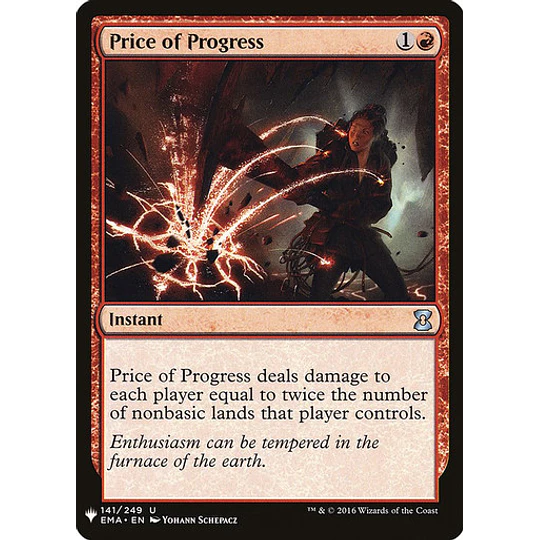 Price of Progress (Eternal Masters) - Mystery Booster/The List (inglés)