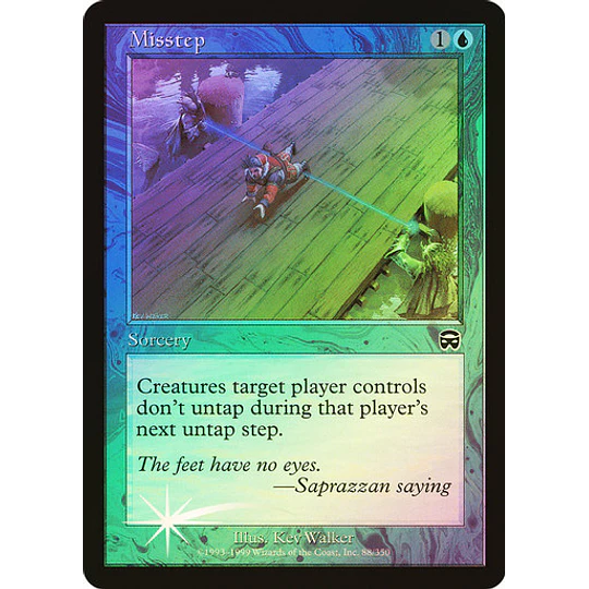 Misstep - Mercadian Masques Foil (español)