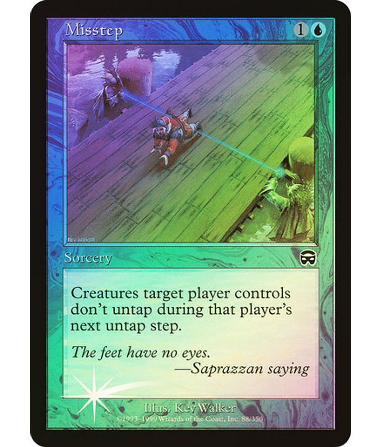 Misstep - Mercadian Masques Foil (español)
