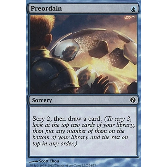 Preordain - Duel Decks: Venser Vs. Koth (inglés)