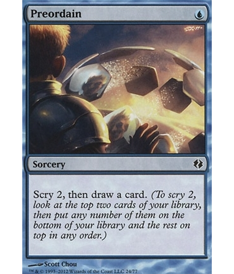 Preordain - Duel Decks: Venser Vs. Koth (inglés)