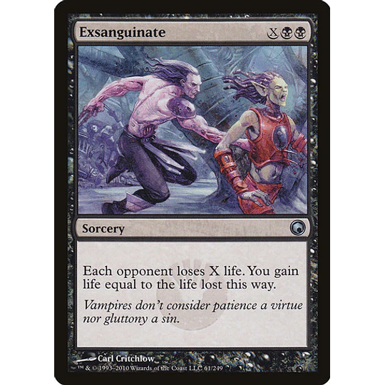 Exsanguinate - Scars of Mirrodin (inglés)