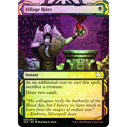 Village Rites - Strixhaven Mystical Archive Foil (inglés)
