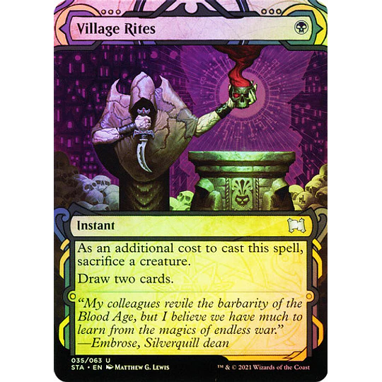 Village Rites - Strixhaven Mystical Archive Foil (inglés)