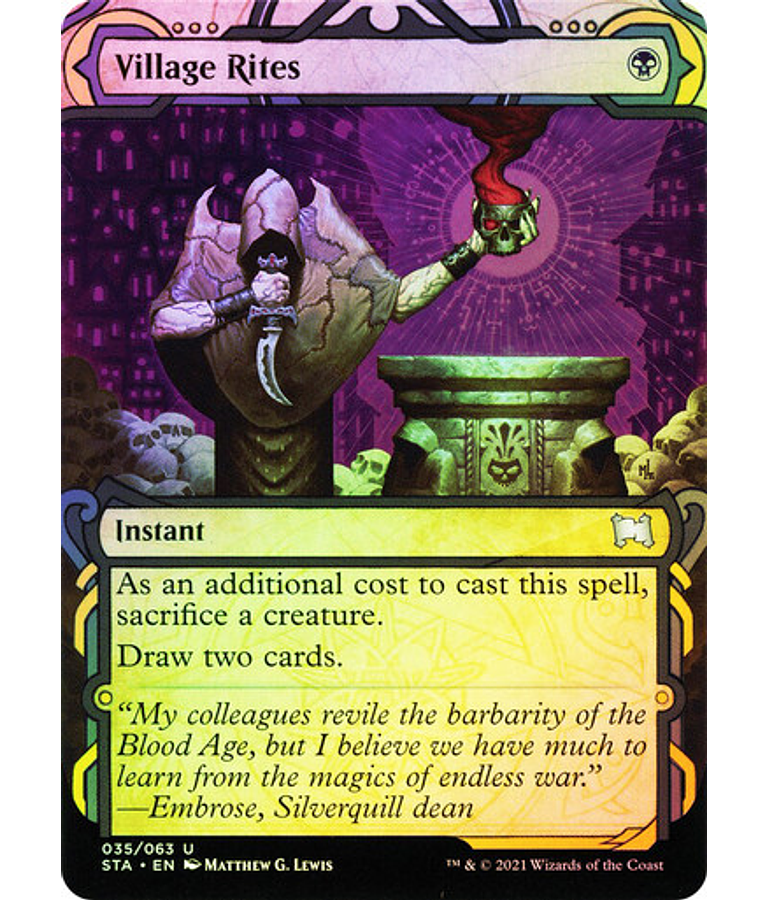 Village Rites - Strixhaven Mystical Archive Foil (inglés)