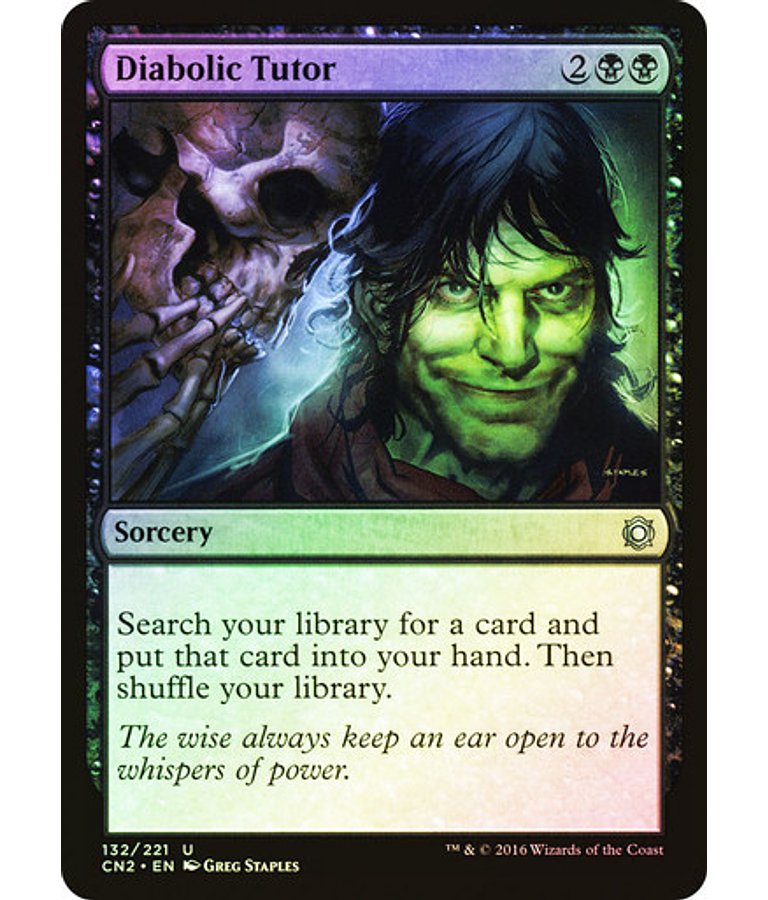 Diabolic Tutor - Conspiracy - Take the Crown Foil (inglés)