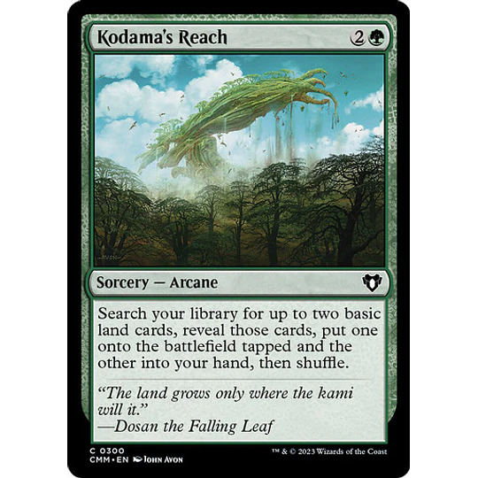 Kodama's Reach - Commander Masters (inglés)