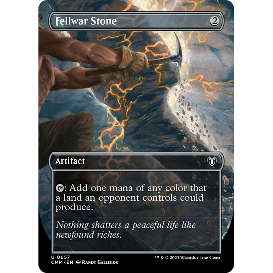 Fellwar Stone (Borderless) - Commander Masters Variants (inglés)