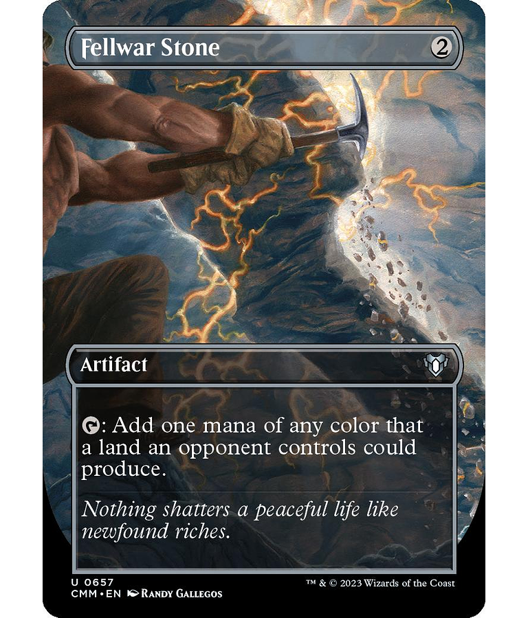 Fellwar Stone (Borderless) - Commander Masters Variants (inglés)