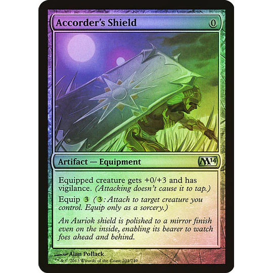 Accorder's Shield - 2014 Core Set Foil (español)