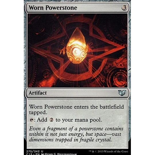 Worn Powerstone - Commander 2015 (español)