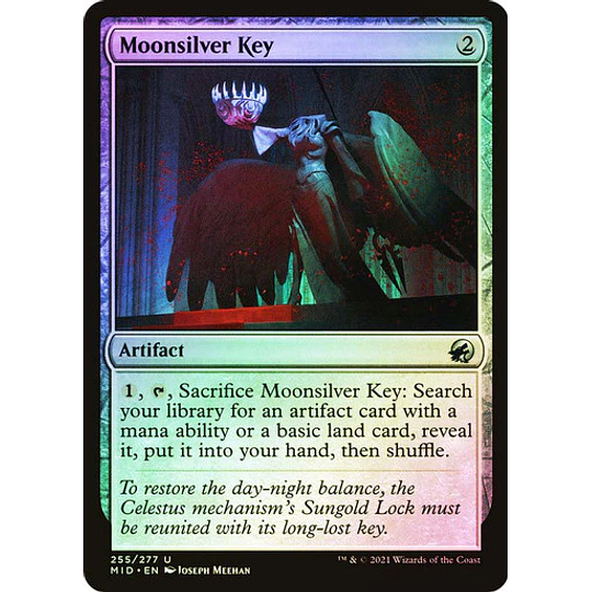 Moonsilver Key - Innistrad: Midnight Hunt Foil (inglés)