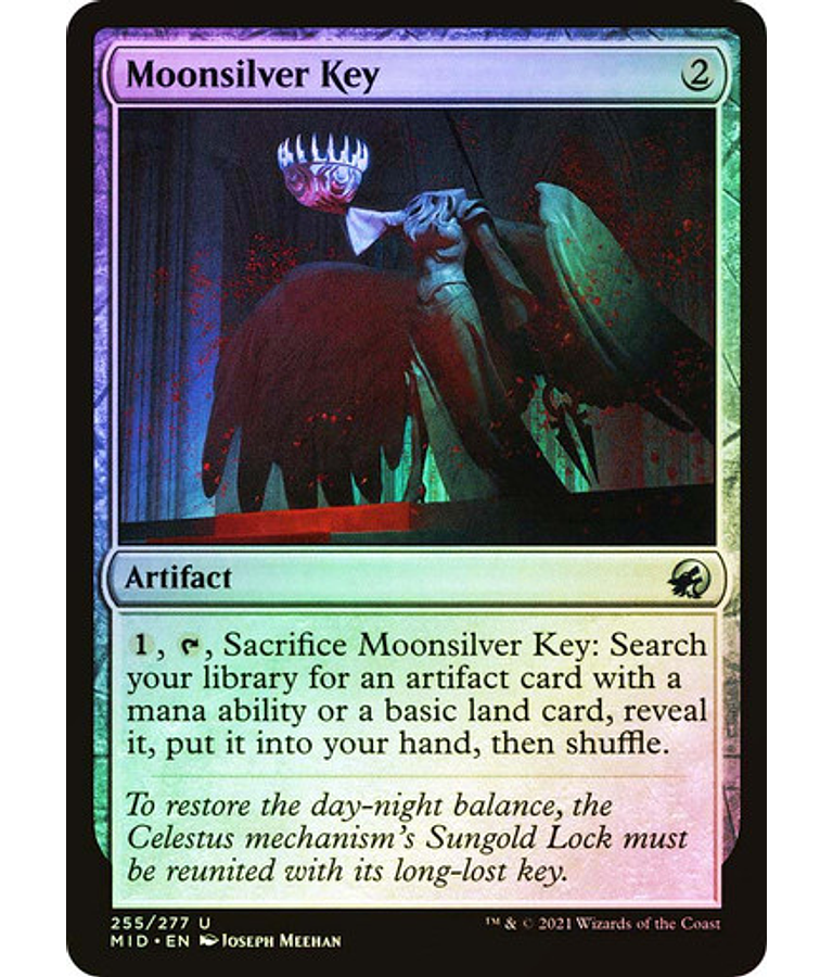 Moonsilver Key - Innistrad: Midnight Hunt Foil (inglés)