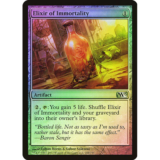 Elixir of Immortality - 2013 Core Set Foil (inglés)