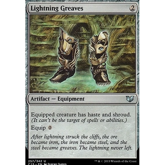 Lightning Greaves - Commander 2015 (español)