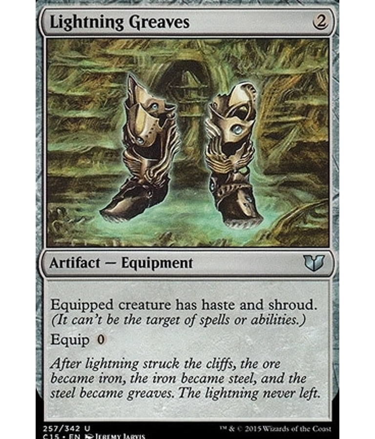 Lightning Greaves - Commander 2015 (español)
