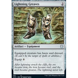 Lightning Greaves - Adventures in the Forgotten Realms Commander Decks (inglés)