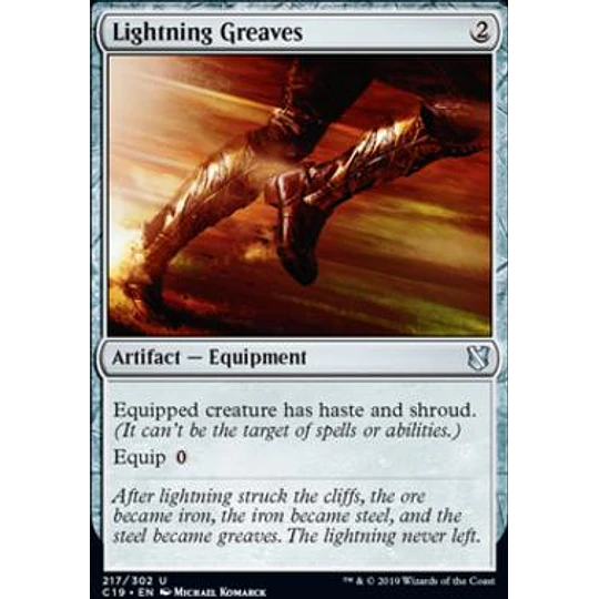 Lightning Greaves - Commander 2019 (inglés)