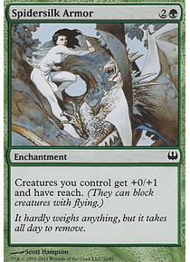 Spidersilk Armor - Duel Decks: Knights Vs. Dragons (español)
