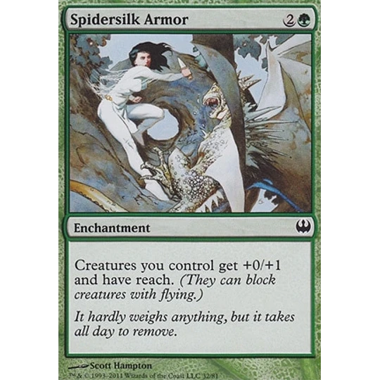 Spidersilk Armor - Duel Decks: Knights Vs. Dragons (español)