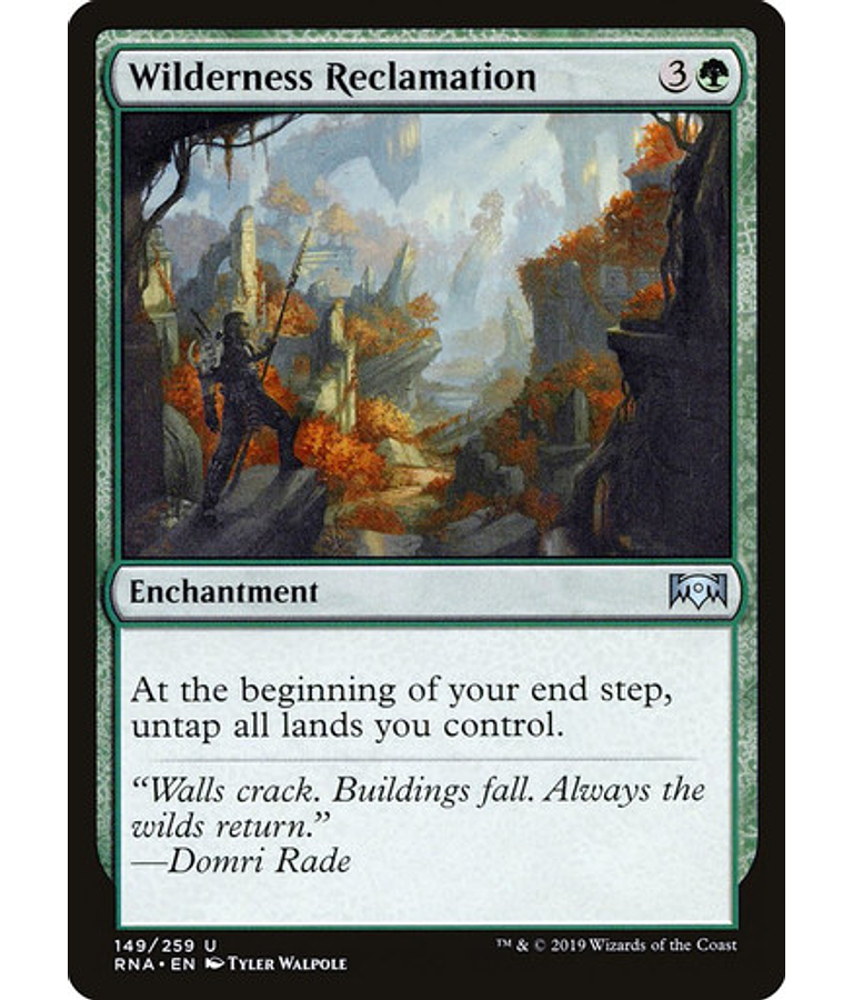 Wilderness Reclamation - Ravnica Allegiance (español)