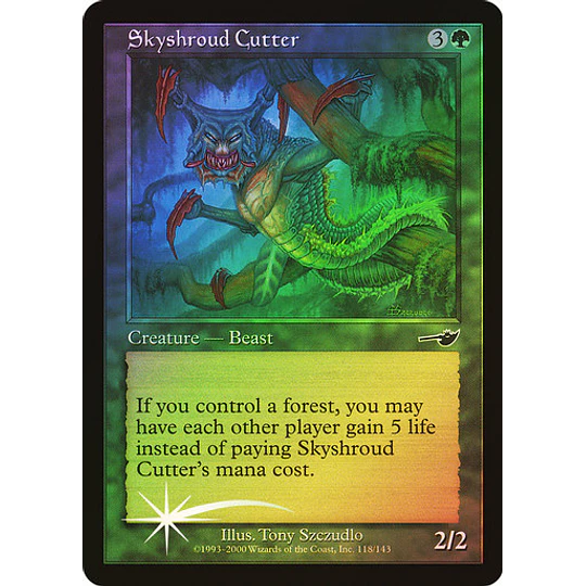 Skyshroud Cutter - Nemesis Foil (inglés)