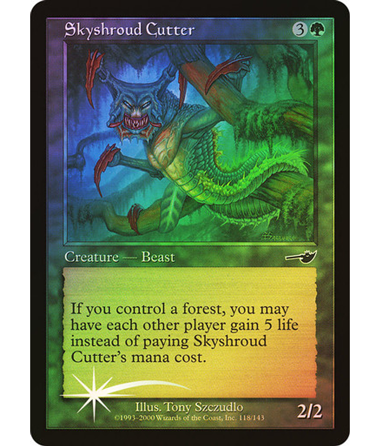 Skyshroud Cutter - Nemesis Foil (inglés)