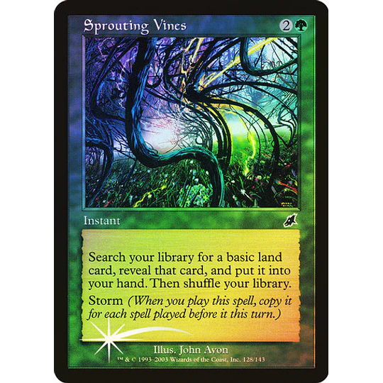 Sprouting Vines - Scourge Foil (español)