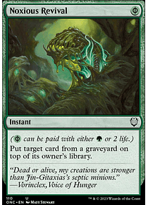 Noxious Revival - Phyrexia: All Will Be One Commander Decks (inglés)
