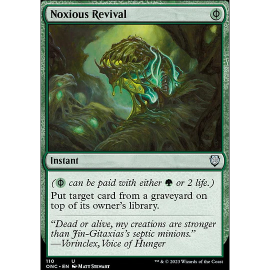Noxious Revival - Phyrexia: All Will Be One Commander Decks (inglés)