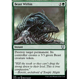 Beast Within - Phyrexia: All Will Be One Commander Decks (inglés)
