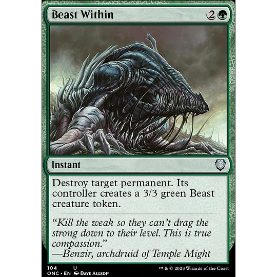 Beast Within - Phyrexia: All Will Be One Commander Decks (inglés)