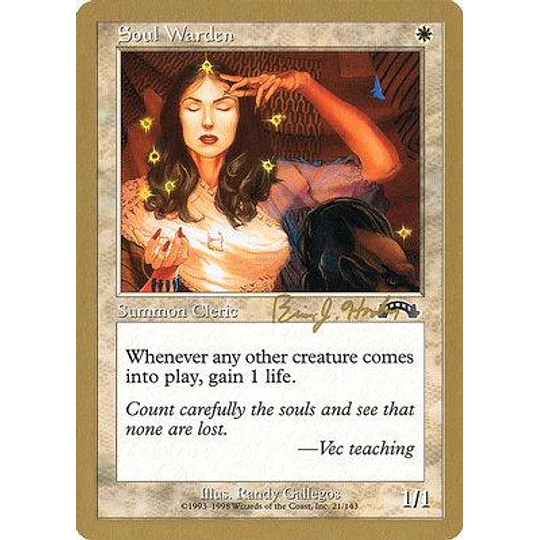 World Championships: Soul Warden (Seattle 1998 (Brian Hacker) - Not Tournament Legal)