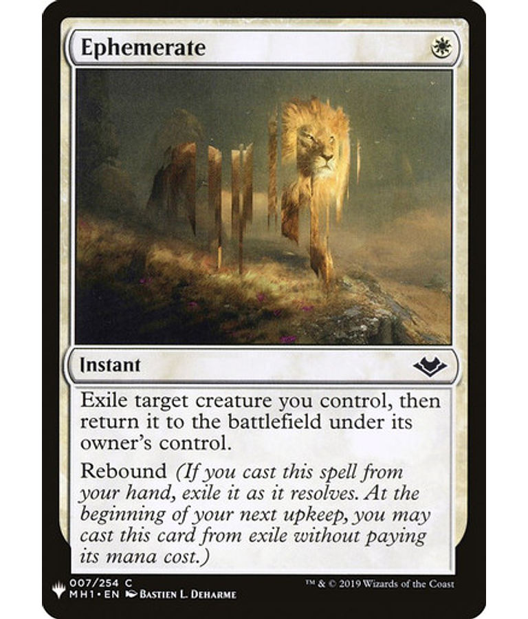 Ephemerate - Mystery Booster/The List (inglés)