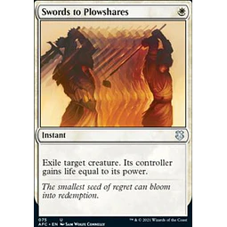 Swords to Plowshares - Adventures in the Forgotten Realms Commander Decks (inglés)
