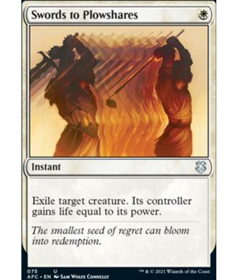 Swords to Plowshares - Adventures in the Forgotten Realms Commander Decks (inglés)