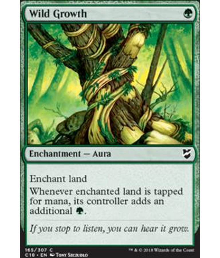 Wild Growth - Commander 2018 (inglés)
