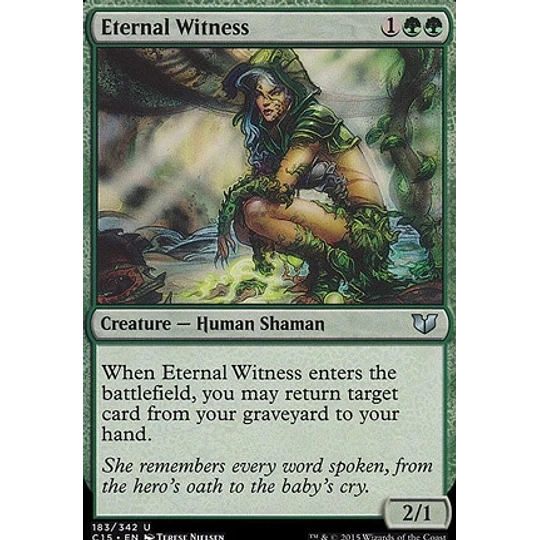 Eternal Witness - Commander 2015 (español)