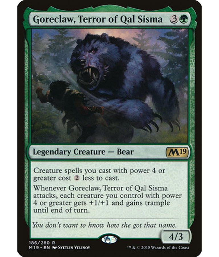 Goreclaw, Terror of Qal Sisma - Commander / EDH