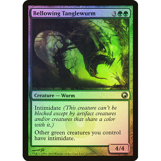 Bellowing Tanglewurm - Scars of Mirrodin Foil (español)