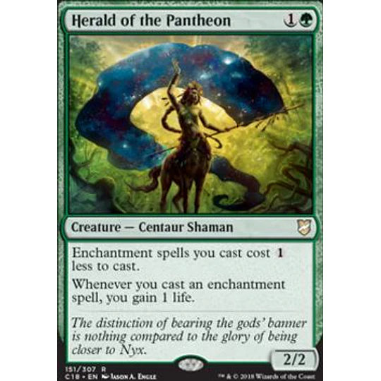 Herald of the Pantheon - Commander 2018 (inglés)