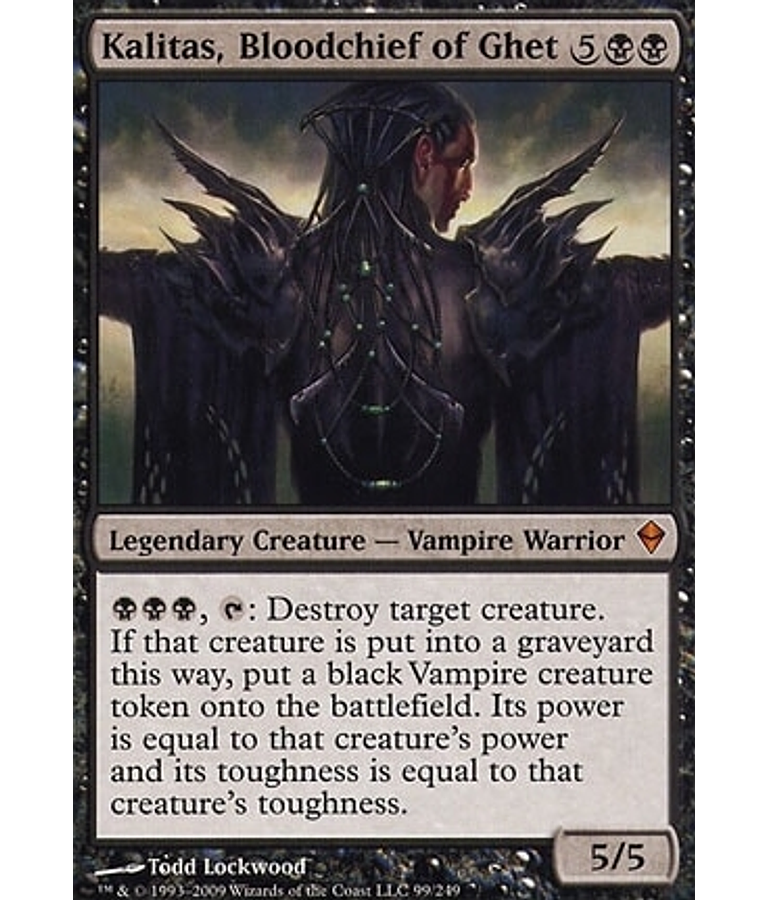 Kalitas, Bloodchief of Ghet - Zendikar (español)