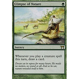 Glimpse of Nature - Champions of Kamigawa (español)