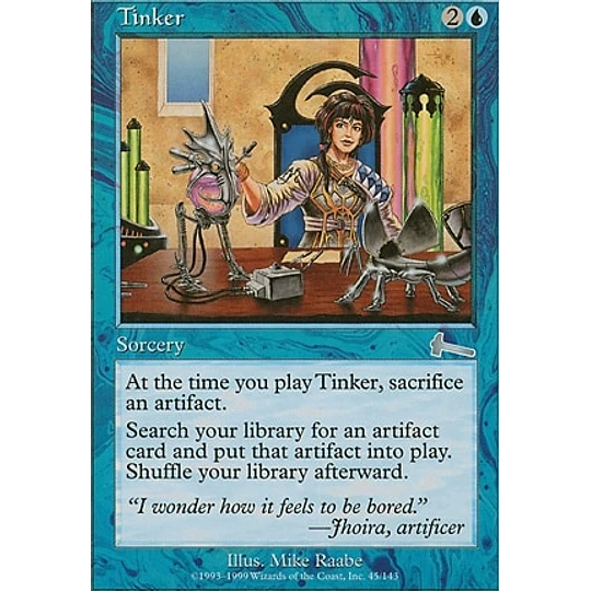 Tinker - Urza's Legacy (español)