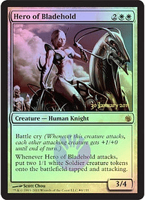 Hero of Bladehold (Prerelease Foil) - Promotional (inglés)