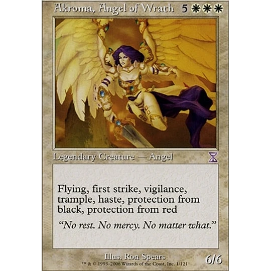 Akroma, Angel of Wrath - Timeshifted (inglés)